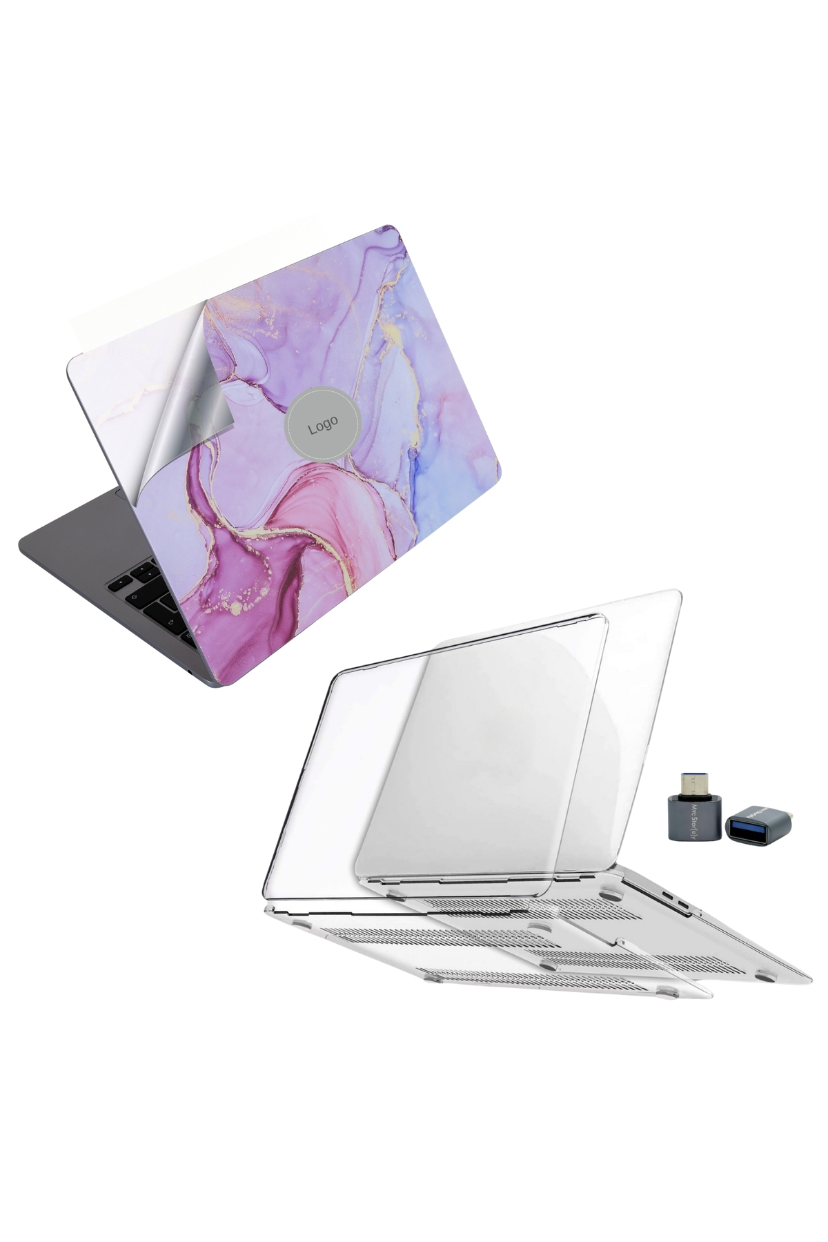 Mcstorey Macbook Air M1 Kılıf 13inç Yapıştırma Sticker A2337 Ile