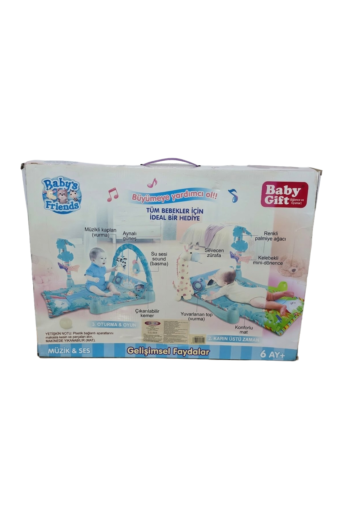 direkstoktan Baby's Friends Müzikli ve Sesli Bebek Oyun Halısı ve Aktivite Merkezi OUTLET ÜRÜN fotoğrafı 2 (önizleme)