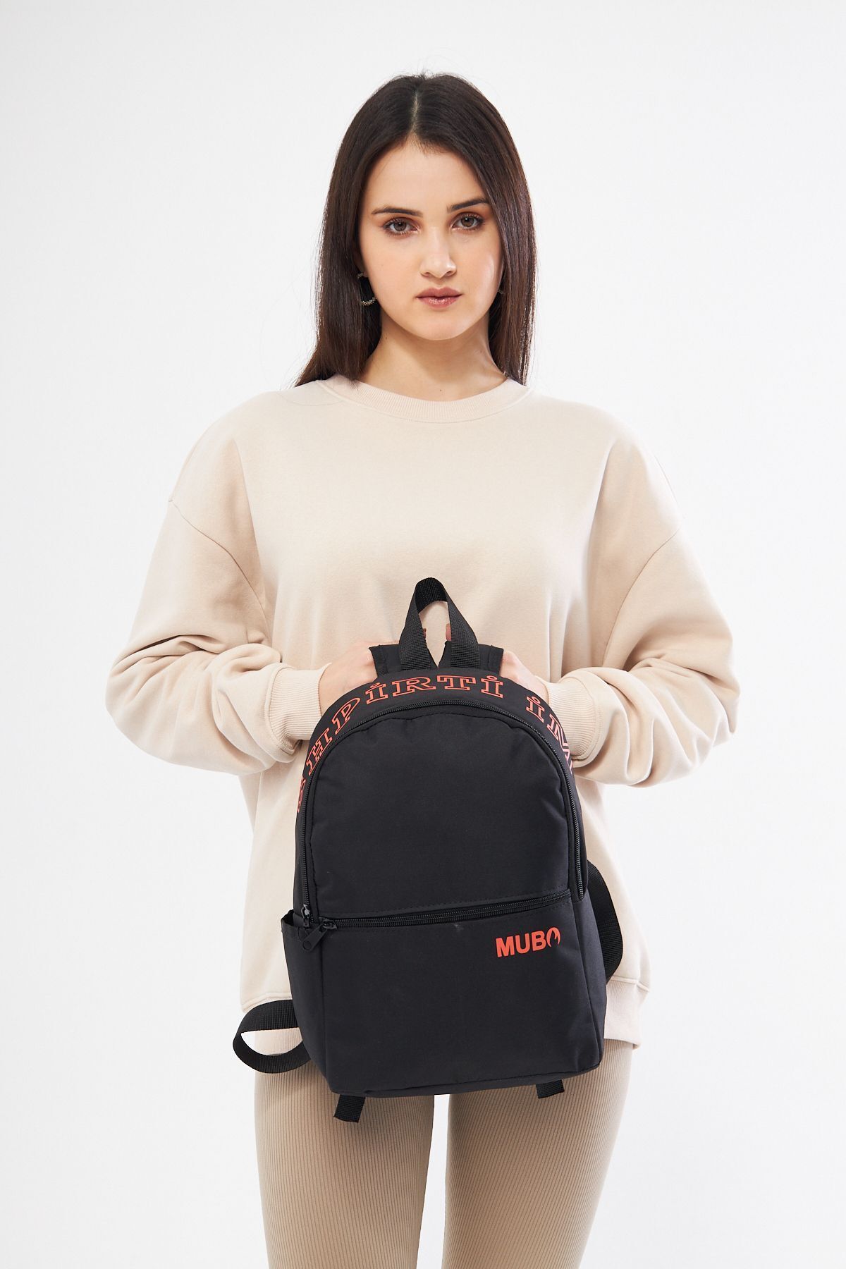 MUBO Günlük Sırt Çantası Su Geçirmez Unisex Okul Spor Kullanım görsel 3