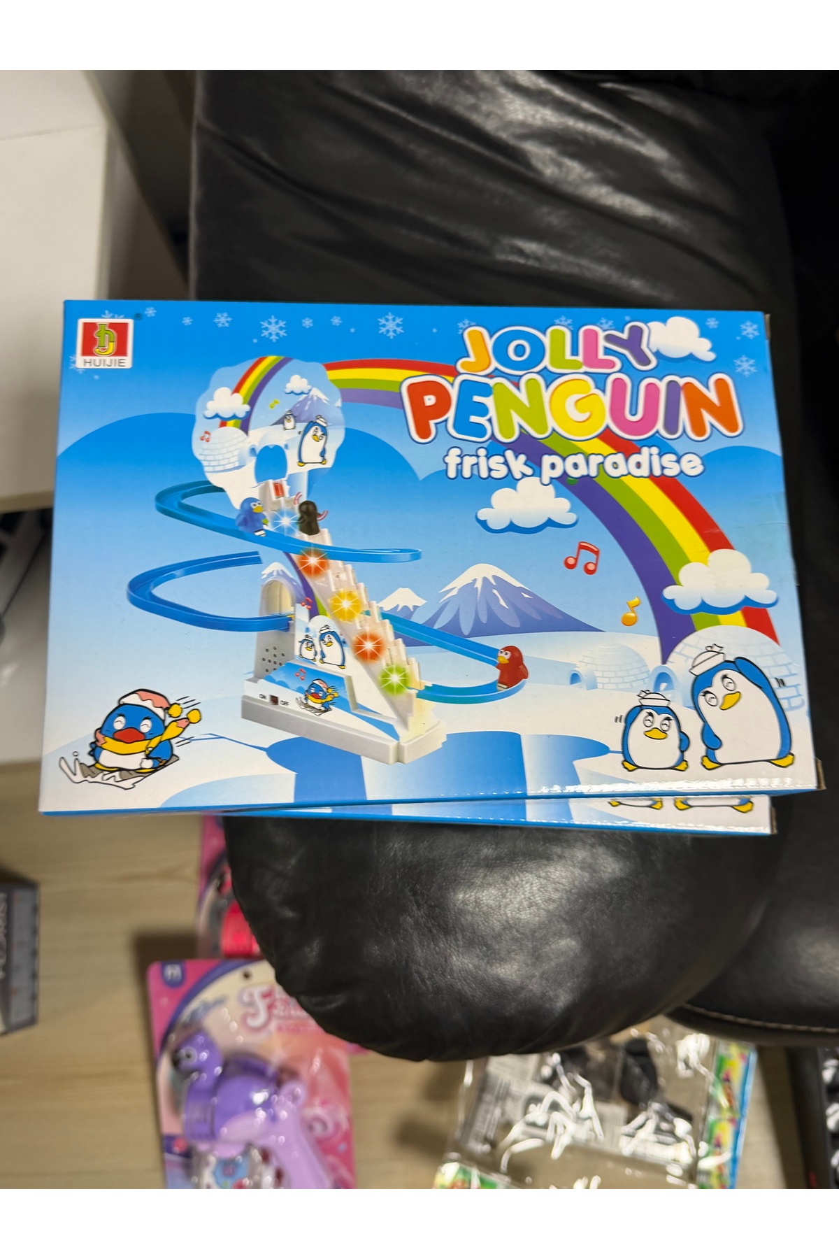 Penguen Kay Kay Oyuncak Araba Eğitici Oyuncaklar Zeka Geliştirici Oyuncaklar Kay Kay Araba Doğum Günü Hediye fotoğrafı 3 (önizleme)