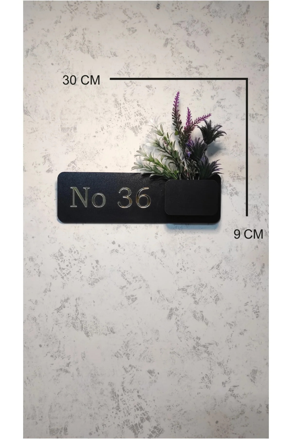 Yapay Çiçek Dekorlu Kapı Süsü Ev Hediyesi