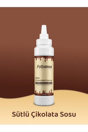 Pollyanna Sütlü Çikolata Sos 320 Gr - Waffle & Pankek & Krep & Tatlı Sosu