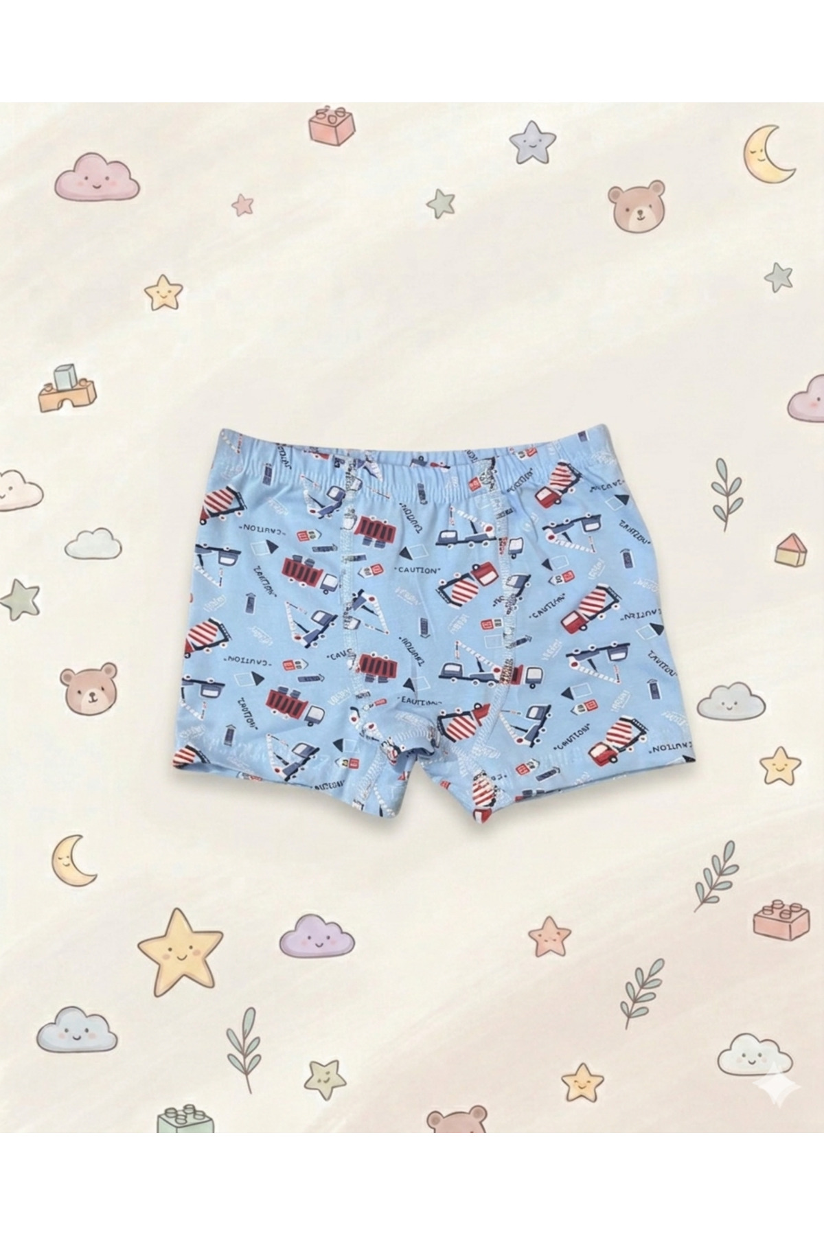 MADALİNA Erkek Çocuk %95 Pamuklu Dinazor Desenli 5'li Boxer fotoğrafı 5 (önizleme)