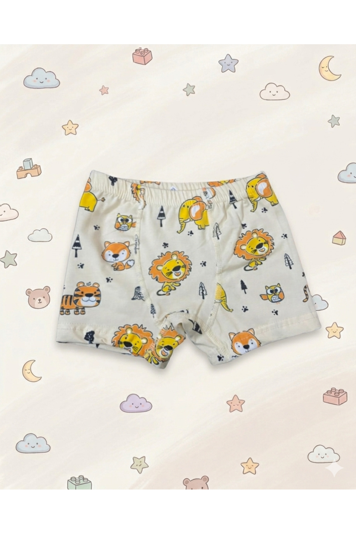 MADALİNA Erkek Çocuk %95 Pamuklu Dinazor Desenli 5'li Boxer fotoğrafı 2 (önizleme)