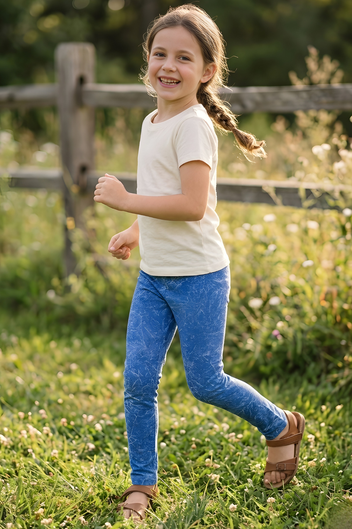 TWOO KİDS Kız Çocuk Tayt - 6'lı Set Desenli Likralı Mevsimlik Rahat Pamuklu Terletmez Uzun Tayt (2-13 YAŞ) St4 fotoğrafı 3 (önizleme)