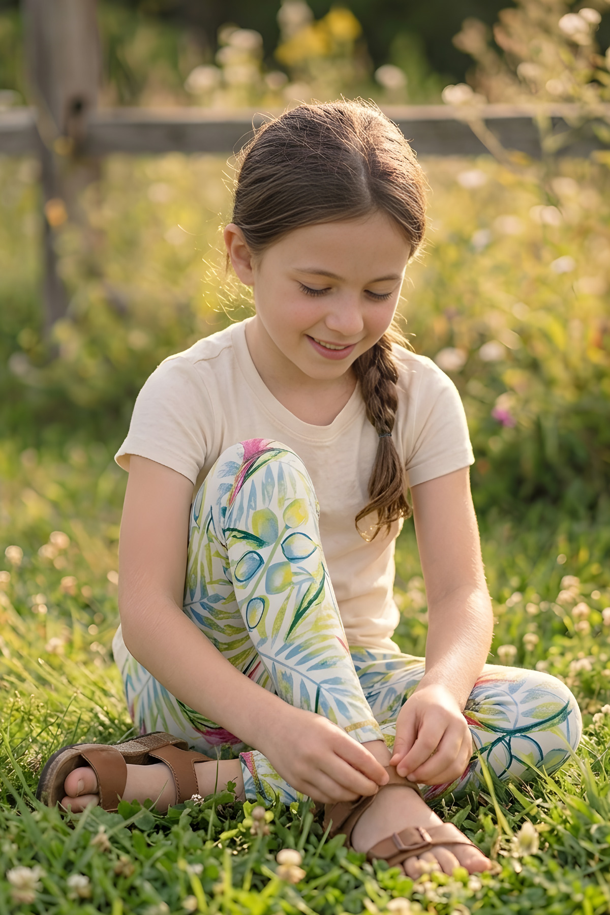 TWOO KİDS Kız Çocuk Tayt - 6'lı Set Desenli Likralı Mevsimlik Rahat Pamuklu Terletmez Uzun Tayt (2-13 YAŞ) St4 fotoğrafı 4 (önizleme)