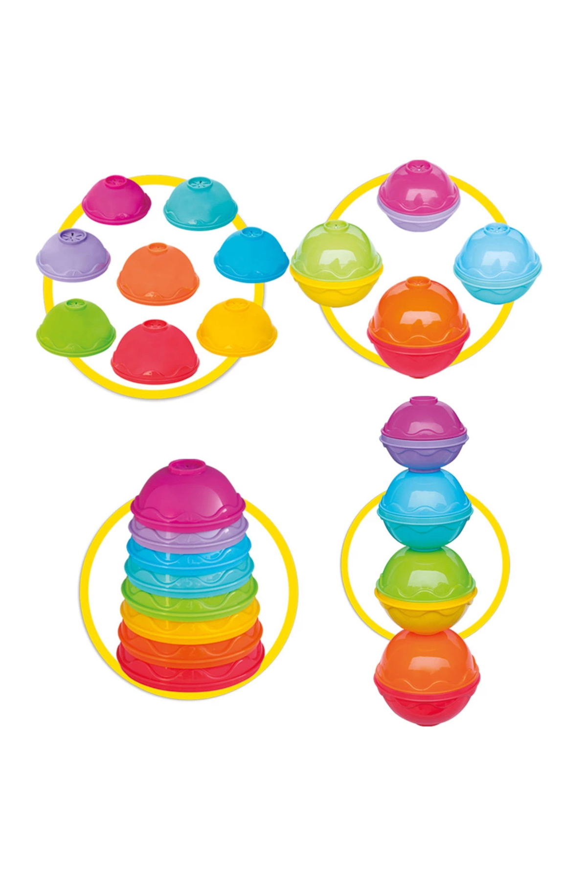 Doğan Oyuncak Dünyası Toplu Mini Kule - Bebek Oyuncakları - Eğitici Oyuncaklar - Bebek Ürünleri fotoğrafı 5 (önizleme)