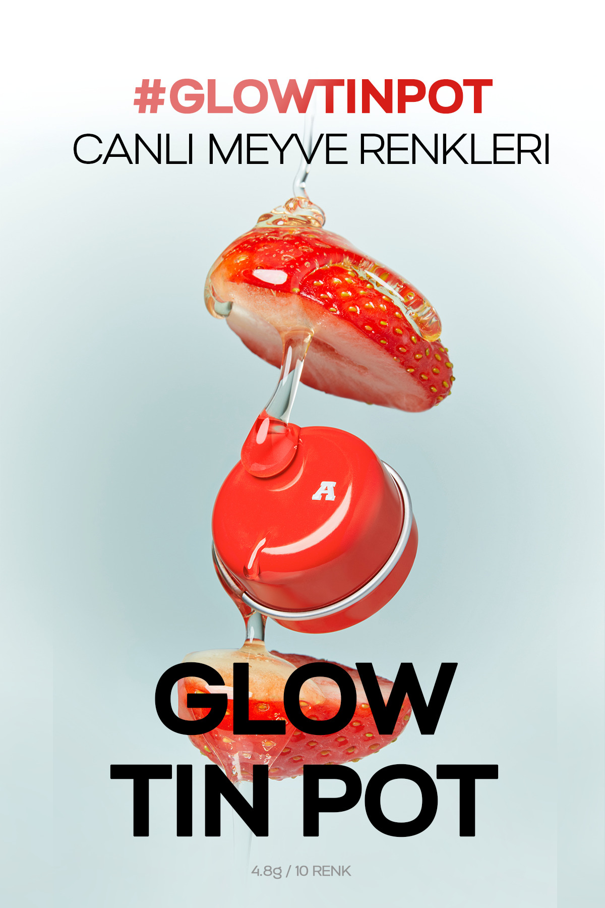 رنگ لب و گونه براق Glow Tin Pot برای ظاهری براق — AIBB_GLOW_TIN_POT — تصویر 6 از 8