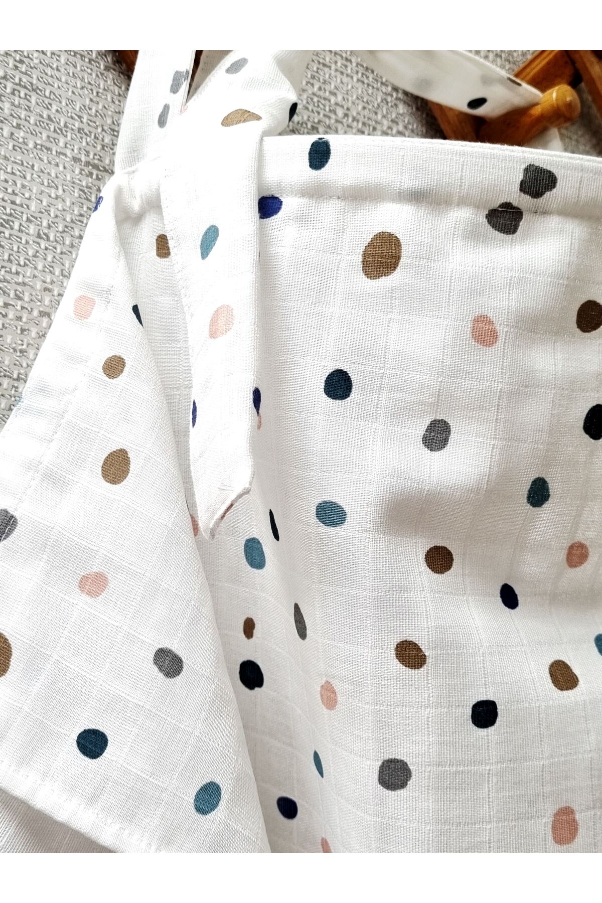 Yada Baby %100 Organik Pamuktan Müslin Emzirme Önlüğü (kumaşlarımız Sertifikalıdır) fotoğrafı 5 (önizleme)