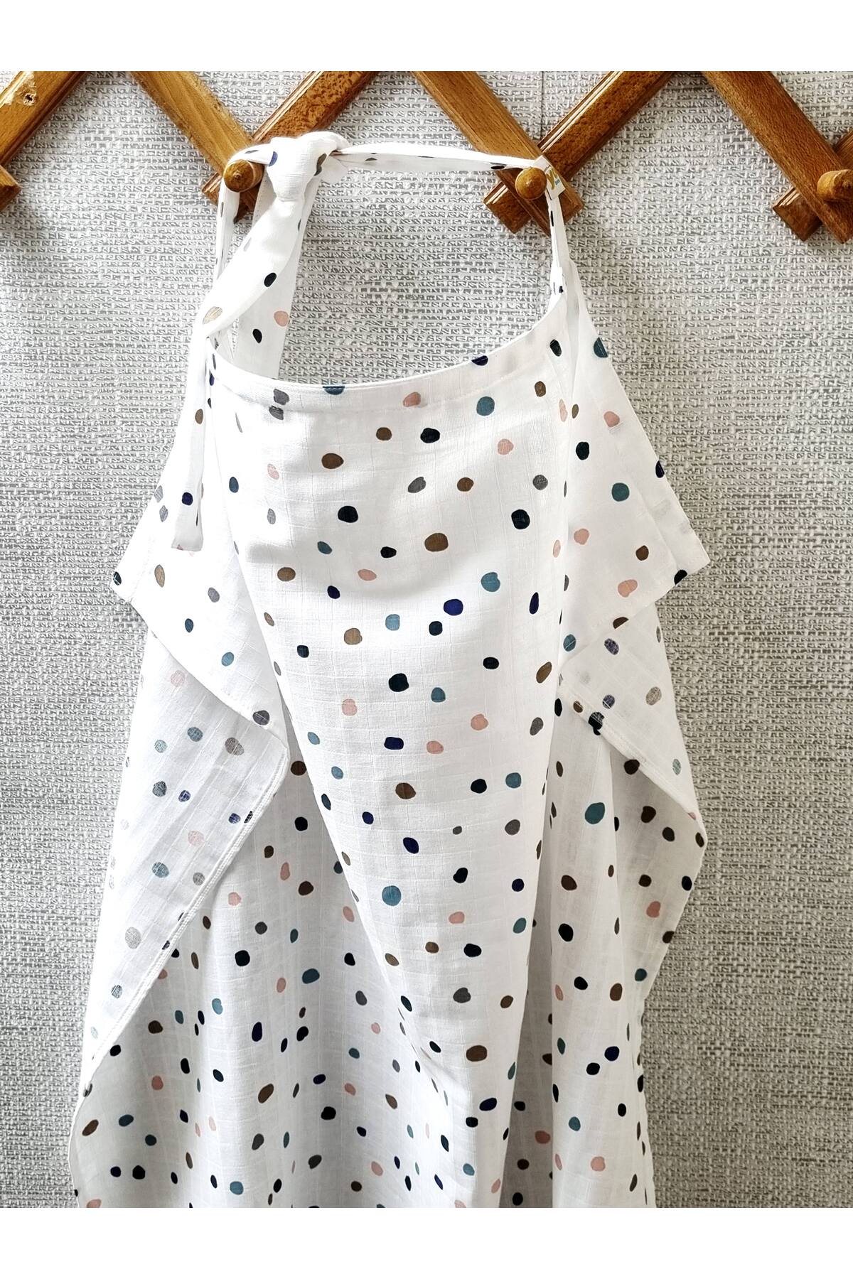 Yada Baby %100 Organik Pamuktan Müslin Emzirme Önlüğü (kumaşlarımız Sertifikalıdır) fotoğrafı 4 (önizleme)