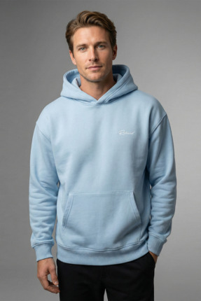Relaxed Yetişkin Erkek Hoodie