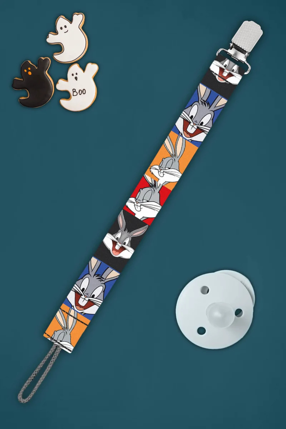 Apptakı Tavşan Bebek Emzik Askısı Emzik Zinciri Emzik Tutacağı Emzirme Aksesuarı - EMZ0009 fotoğrafı 2 (önizleme)