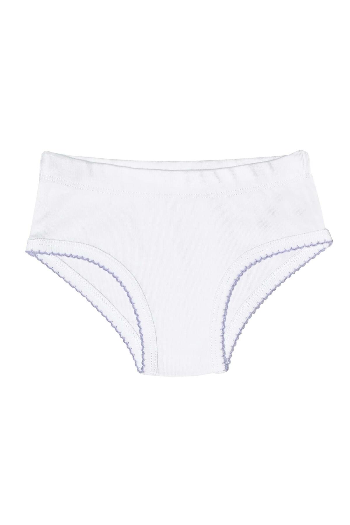 OrganicKid Soft Beyaz Kız Çocuk İç Çamaşır Set 3'lü fotoğrafı 6 (önizleme)