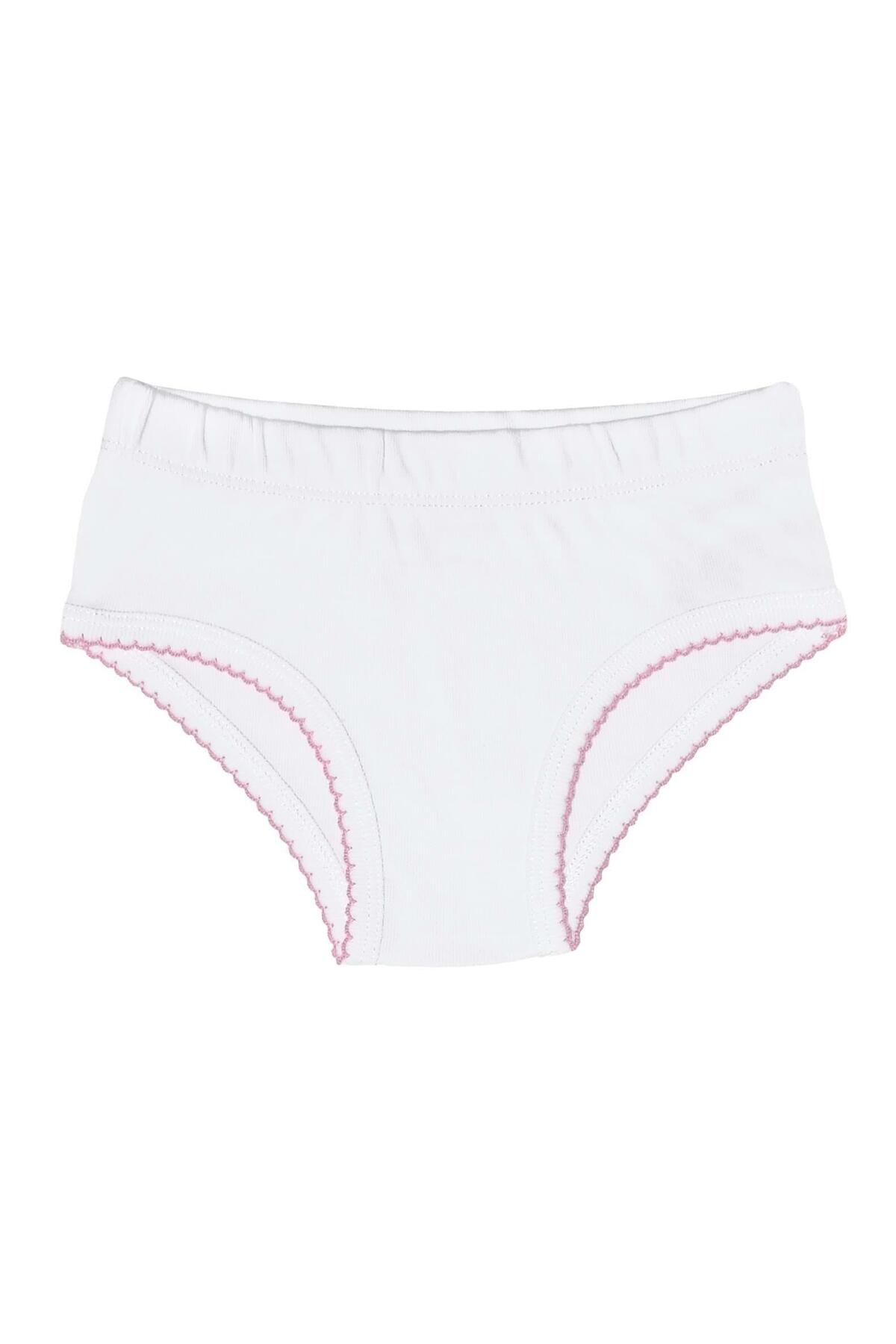 OrganicKid Soft Beyaz Kız Çocuk İç Çamaşır Set 3'lü fotoğrafı 5 (önizleme)