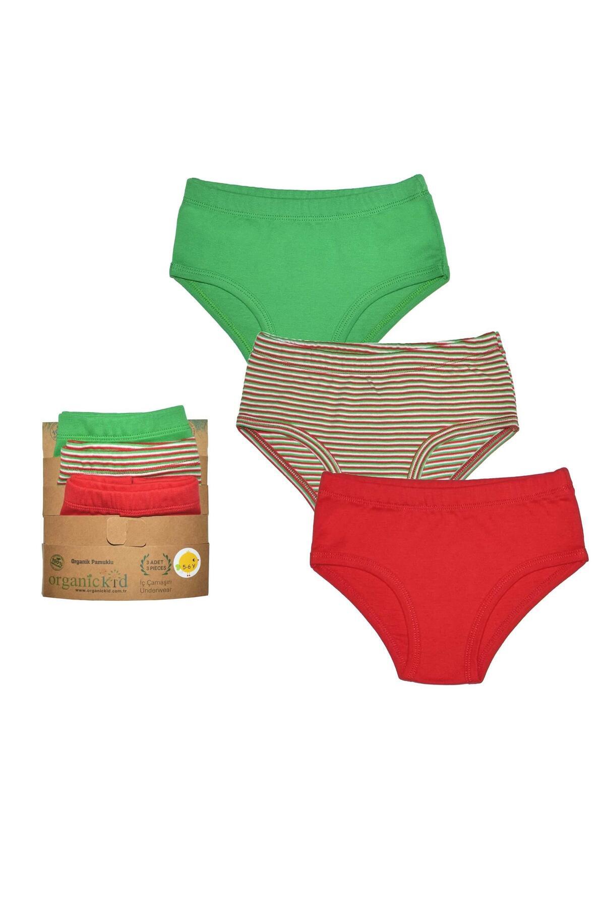 OrganicKid Cookie Cotton Kız Çocuk İç Çamaşır Set 3'lü fotoğrafı 2 (önizleme)