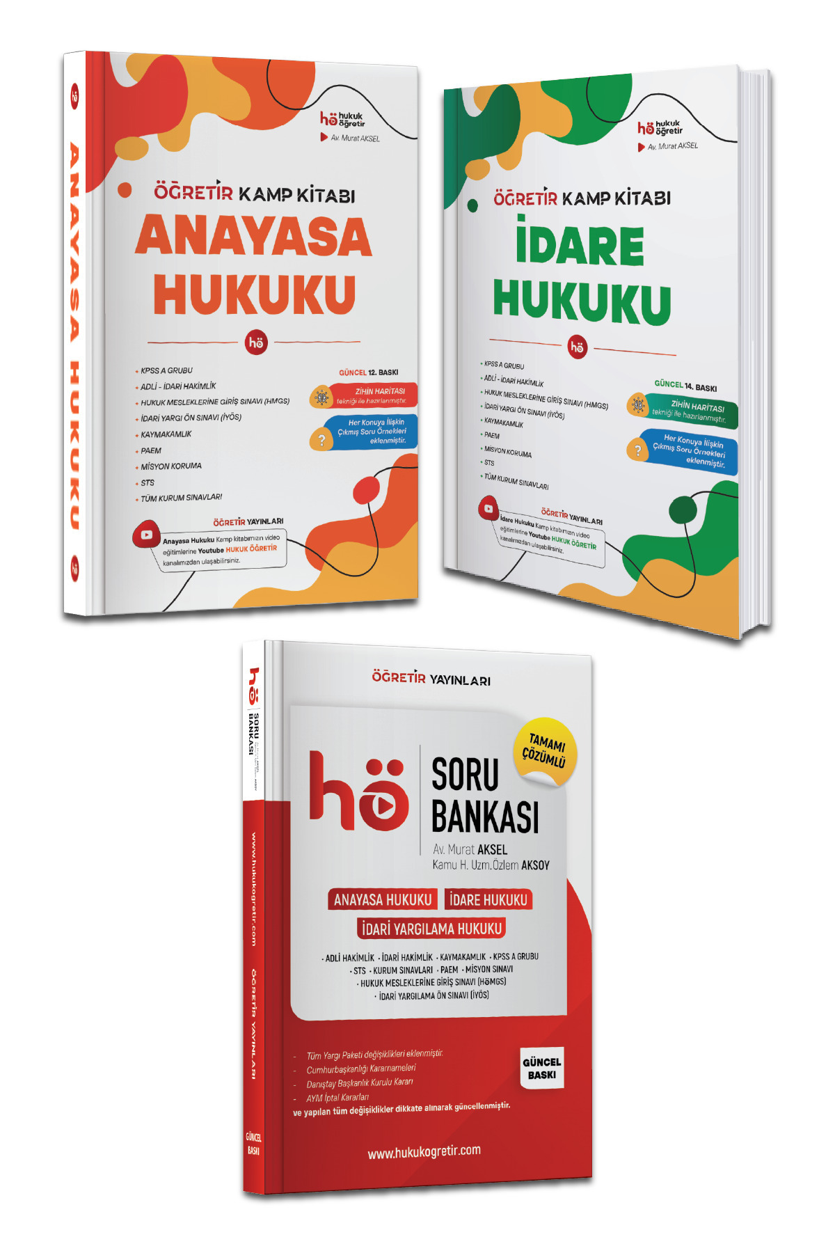 Murat Aksel hukuk öğretir Sınav Hazırlık Modelleri, Fiyatları