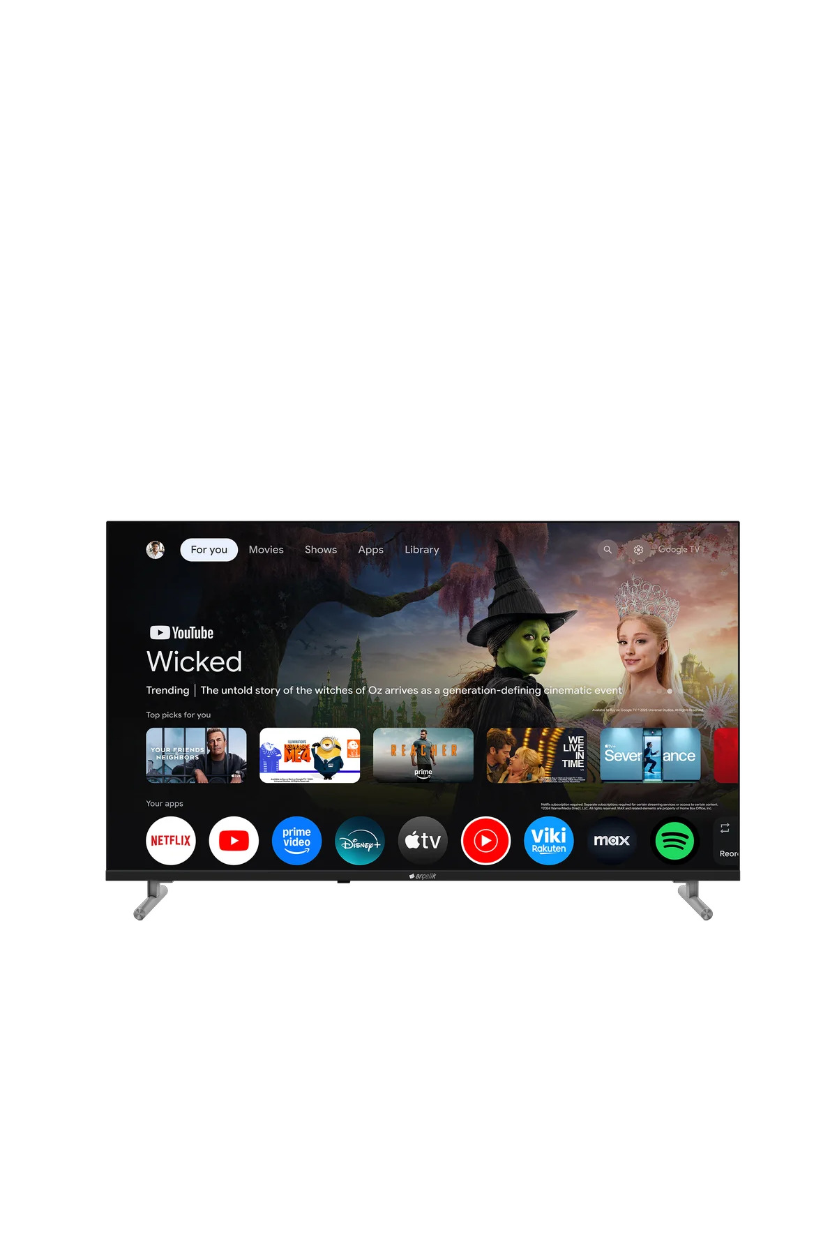 Marka 7 Serisi 43" UHD Google TV - A 743 C Smart TV Televizyon