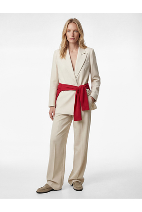 Koton Viskon Kupro Kumaş Bol Kesim Düz Bol Paça Pantolon