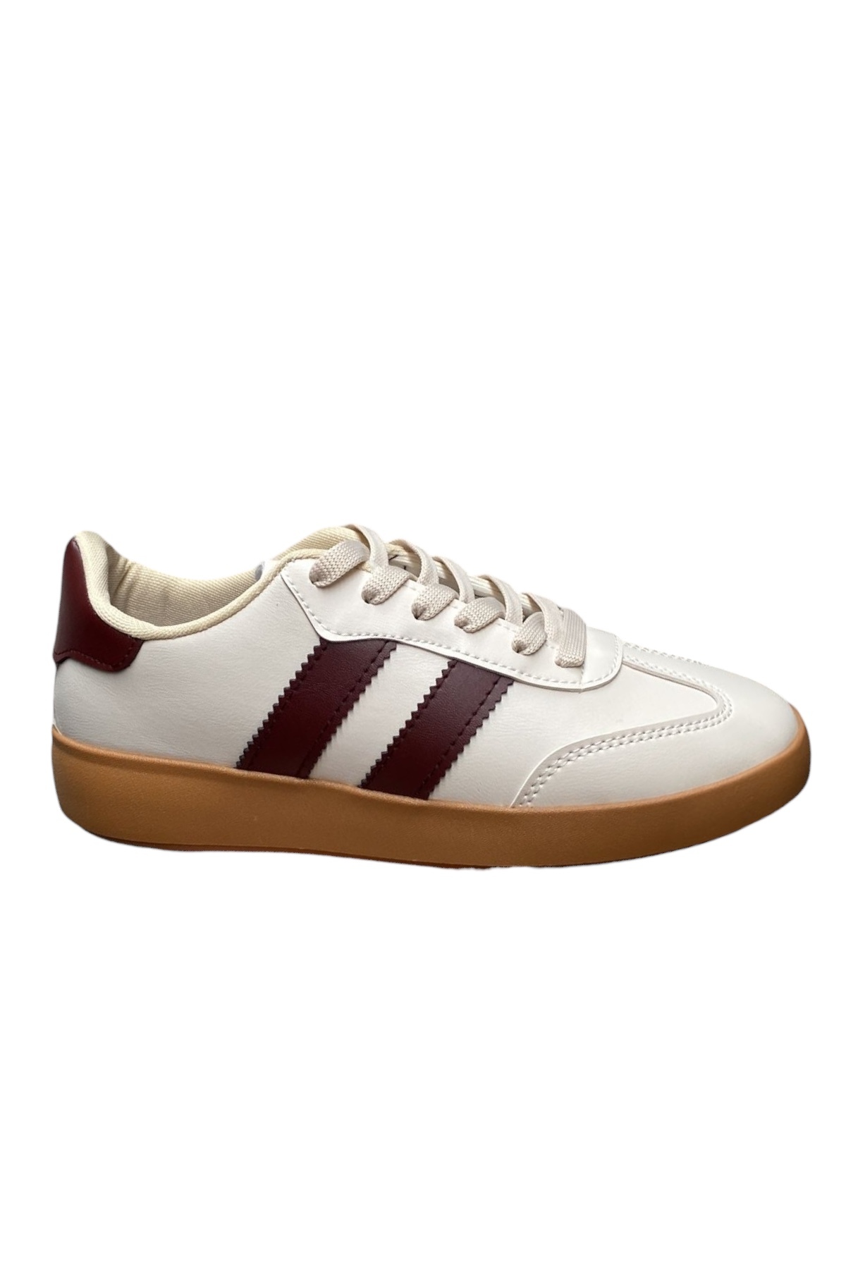 Anatomik Rahat Taban Günlük Sneaker Spor Ayakkabı Bej — بژ TYCA9B53D77AE2A800 — تصویر 4 از 4
