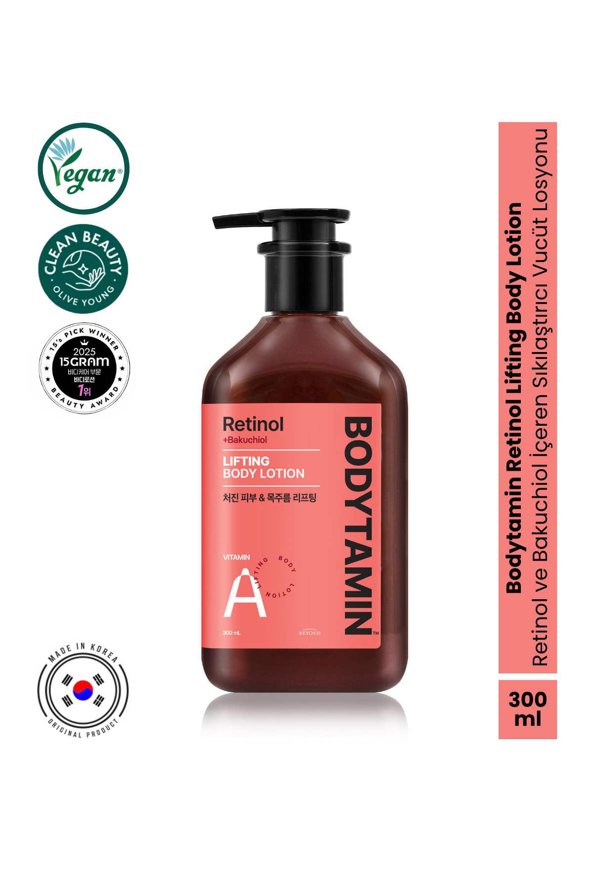 Passion&Beyond Bodytamin Retinol A Vitamini Bakuchiol Lifting Body Lotion Sıkılaştırıcı Losyon 300 ml — 10275461