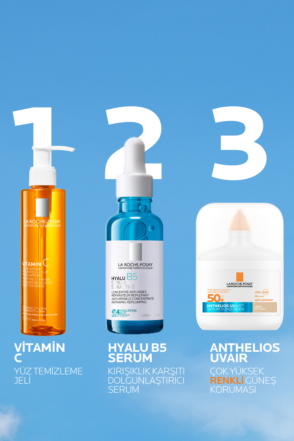 سرم ضد آفتاب رنگی فوق‌العاده قوی آنتلیوس UVAIR SPF50+ با جلوه درخشان 50 میلی‌لیتر