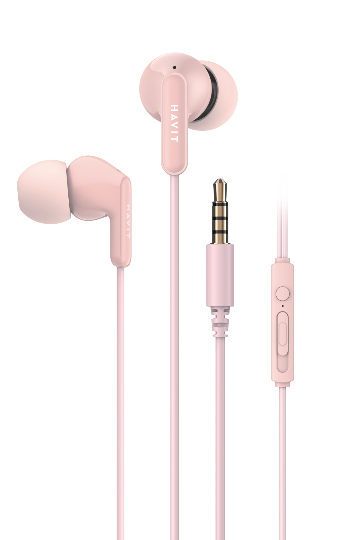 E335P In-Ear Wired Headset with Microphone, 3.5mm Jack, 1.2m Cable
