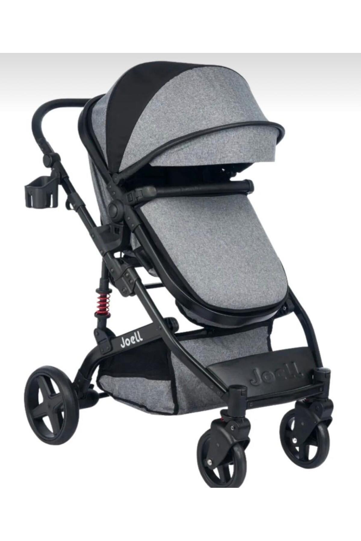 ÖYKÜ BEBEK DUNYASI Çanta Ve Yağmurluk Hediyeli Ultra Hafif Premium Bebek Arabası Seti Doğumdan İtibaren Kullanabilme fotoğrafı 3 (önizleme)