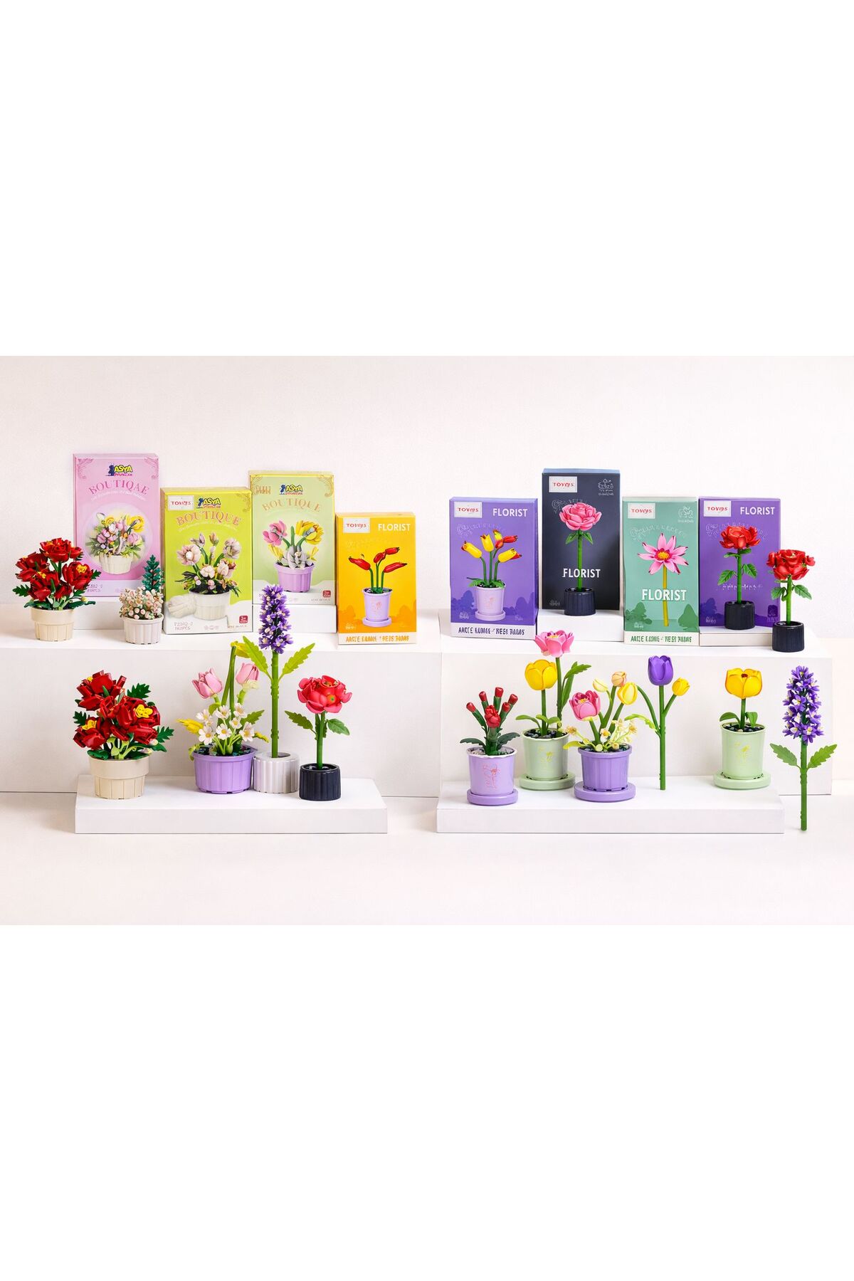 Balonsan Florist Blocks Bitki Serisi Yapı Oyuncakları fotoğrafı 3 (önizleme)