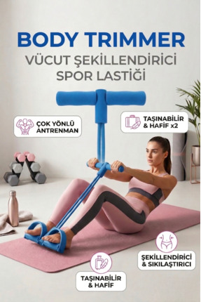 Soft Kare Evde Spor İçin Body Trimmer Egzersiz Aleti 4 Bölge Çalıştıran Lastik