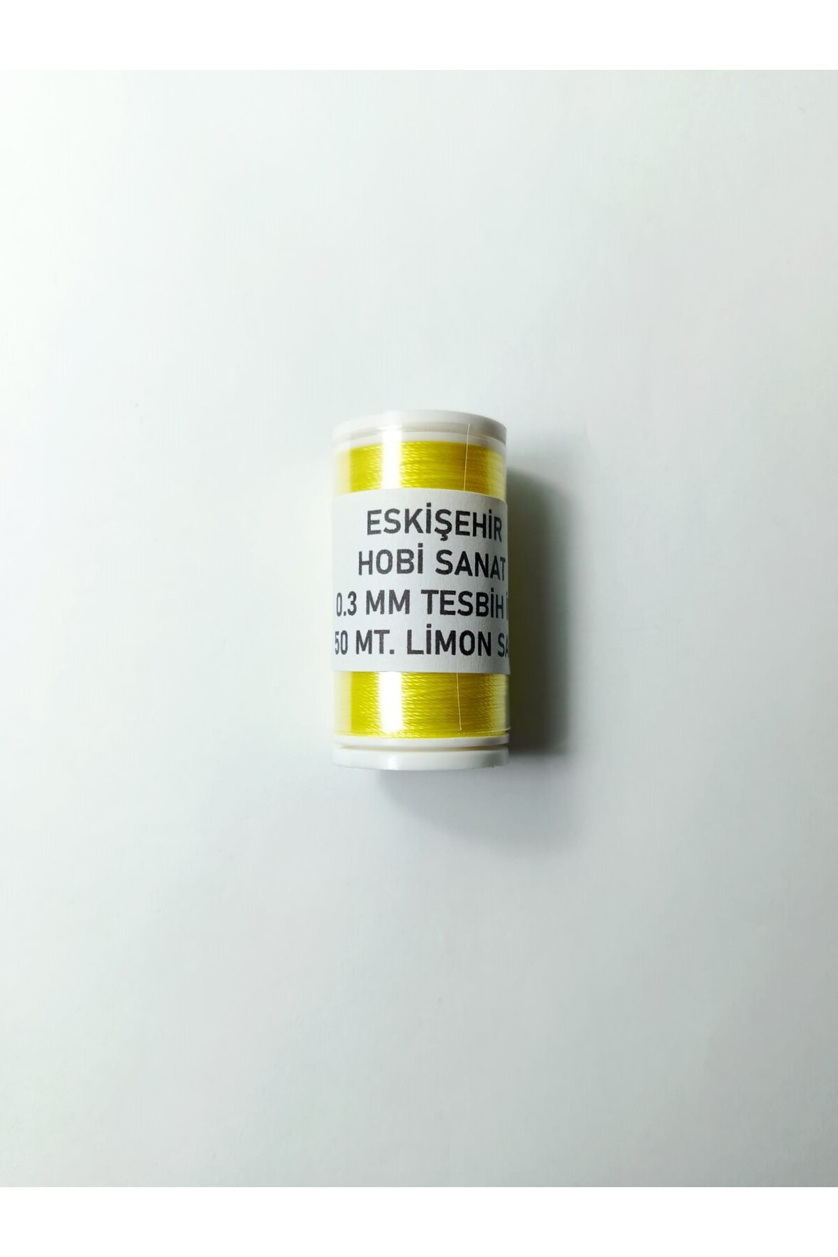 Eskişehir hobi sanat 0.3 Mm 50 Metre Polyetser Tesbih ipi Limon