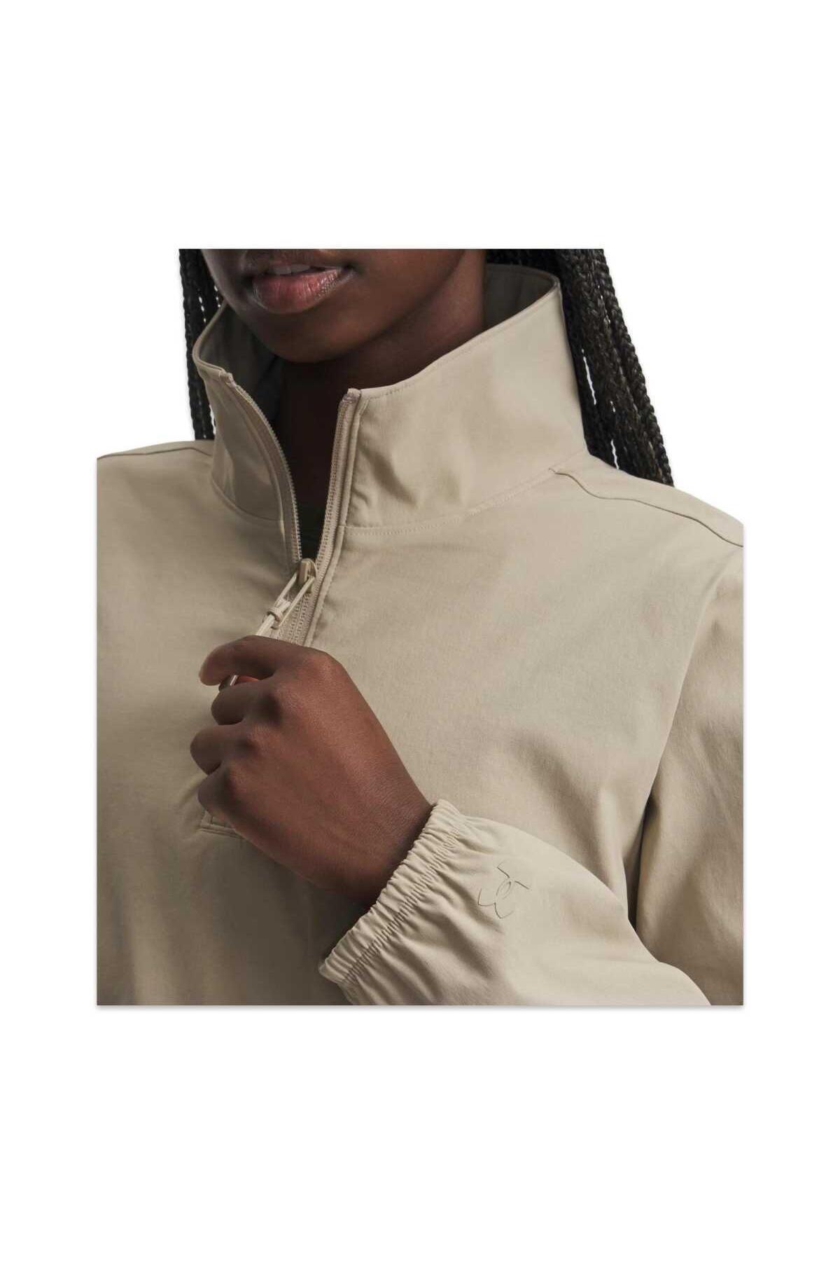 Under Armour UA Unstoppable Wvn Pullover Kadın Sweatshirt görsel 3