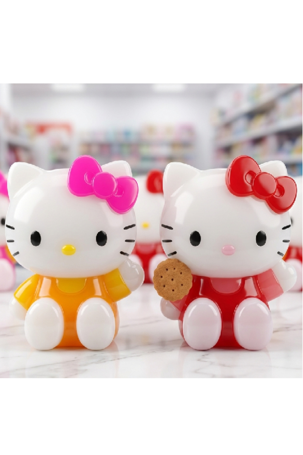 Flower Toys Hello Kitty Figürlü Eğlenceli Sıkbırak Sukuşi Jel
