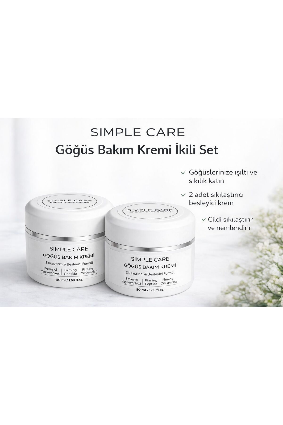 Göğüs Bakım Kremi 2'li – Sıkılaştırıcı & Işıltı Veren — SC992031 — تصویر 2 از 2