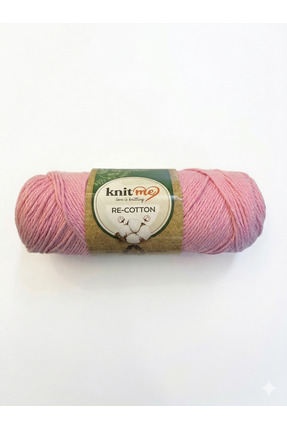 knitme Re-cotton Açık Pembe Hobi Örgü İpi 100gr