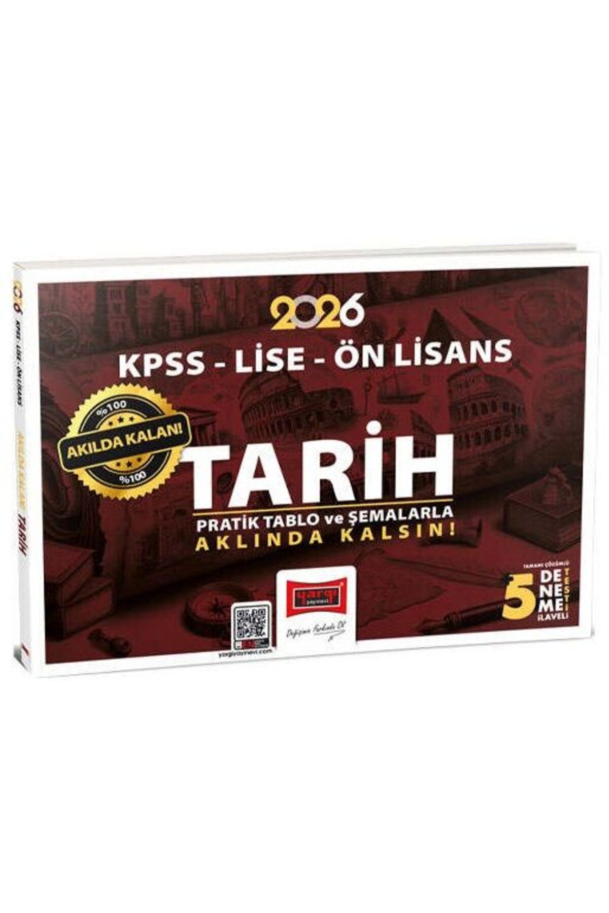 Yargı Yayınları Yargı 2026 KPSS Lise Ön Lisans Akılda Kalan Tarih