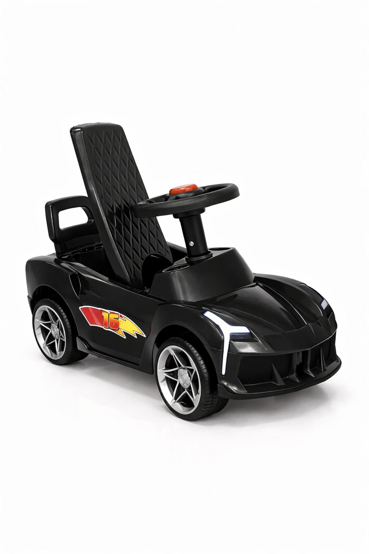 BebeMango Fasty Car Müzikli Bingit Araba – Işıklı, Sesli, Ergonomik Tasarım Çocuk Sürüş Arabası fotoğrafı 3 (önizleme)