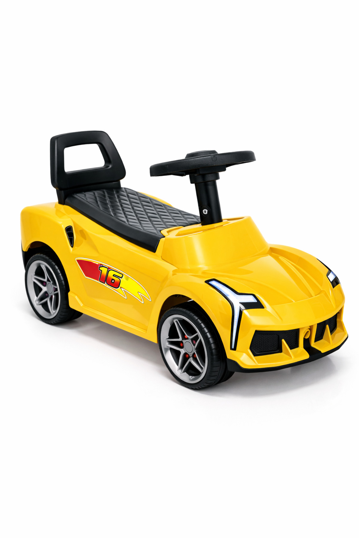 BebeMango Fasty Car Müzikli Bingit Araba – Işıklı, Sesli, Ergonomik Tasarım Çocuk Sürüş Arabası fotoğrafı 4 (önizleme)