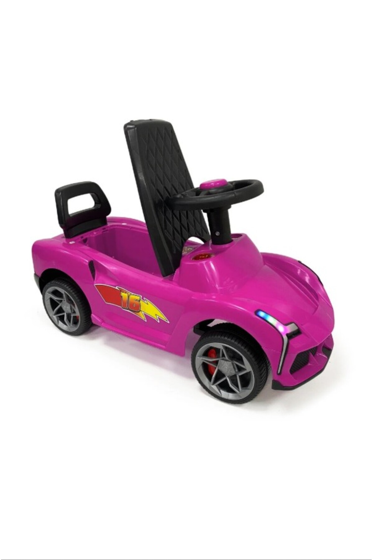 BebeMango Fasty Car Müzikli Bingit Araba – Işıklı, Sesli, Ergonomik Tasarım Çocuk Sürüş Arabası fotoğrafı 4 (önizleme)