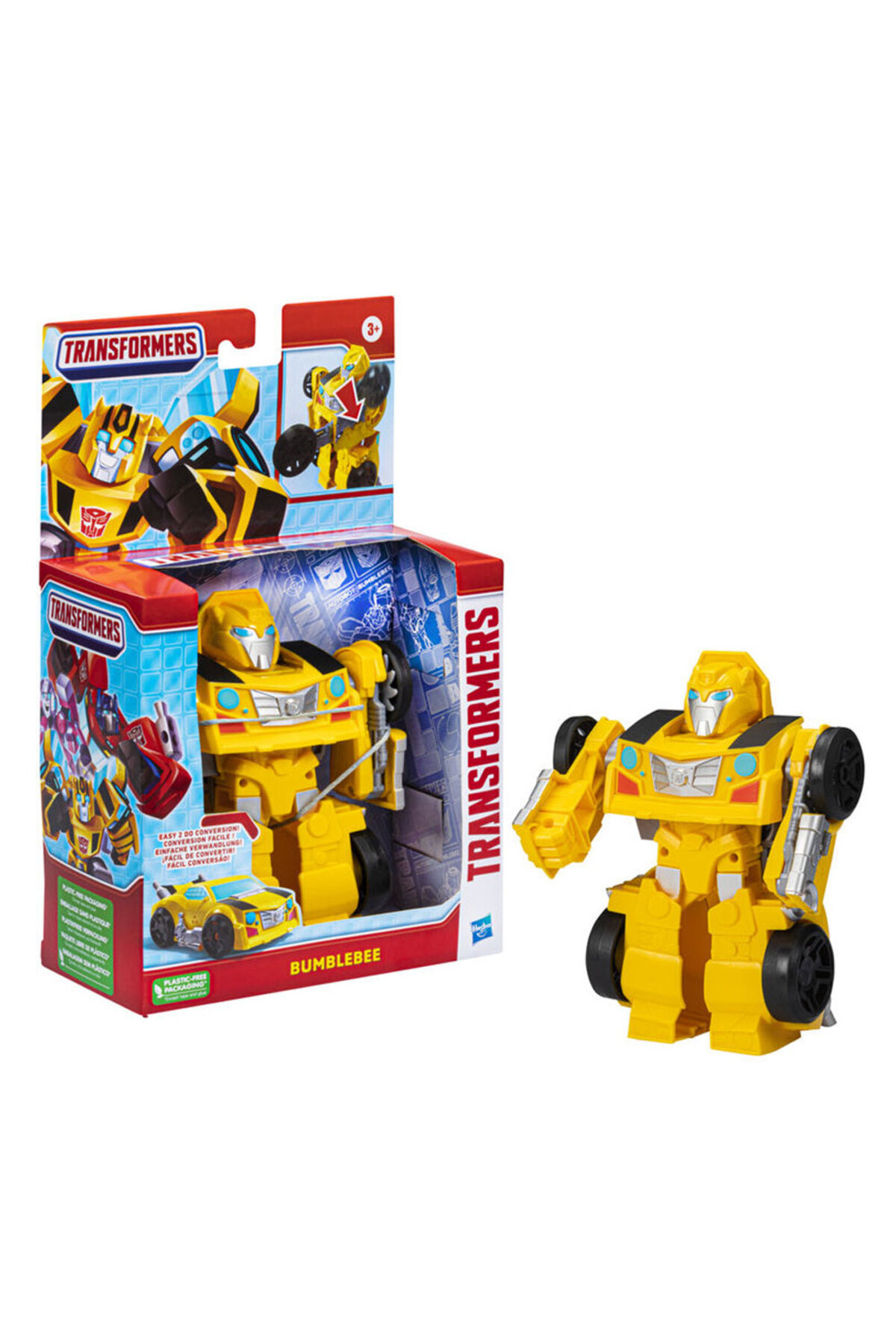 【新品】TRANSFORMERS★Bumblebee ★フィギュア 2体セット transformers Bumblebee Dönüşen Robot ve Araba Figürü – 2'si 1