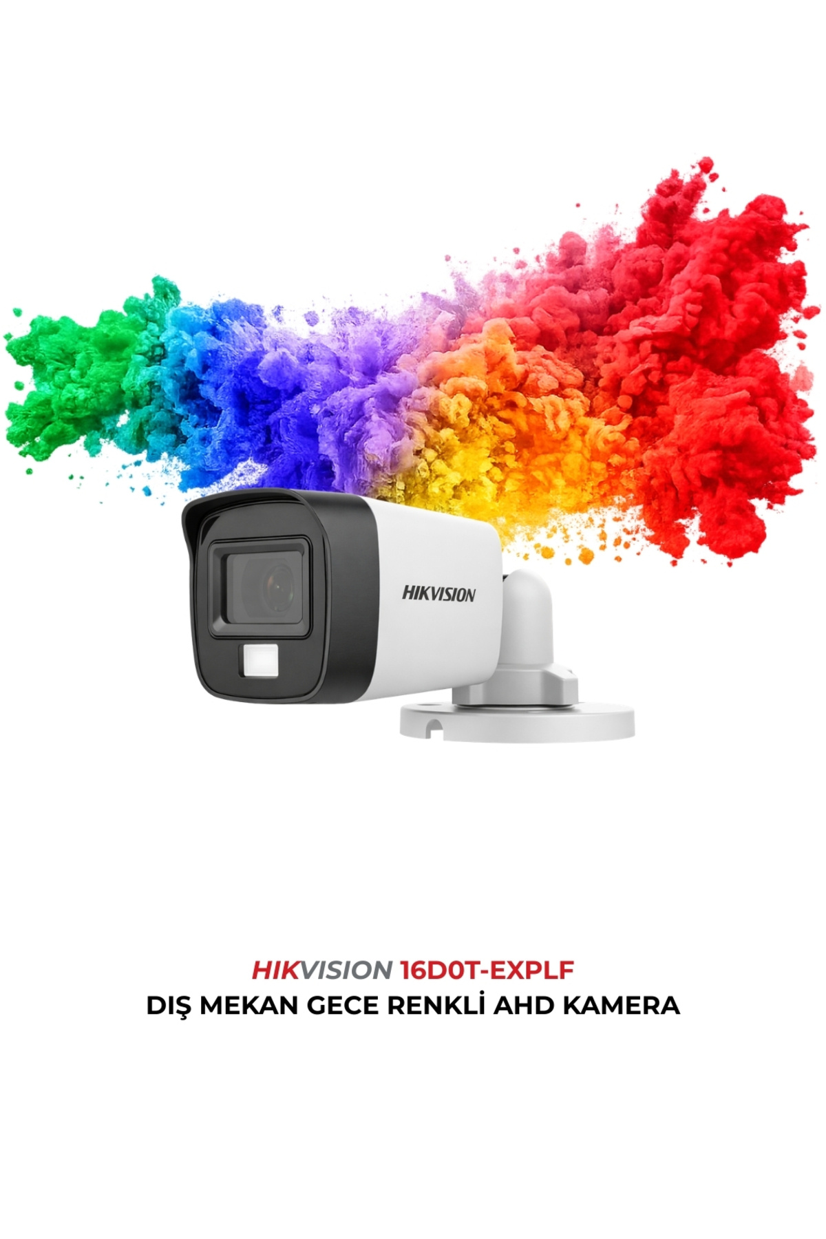 Hikvision DS-2CE16D0T-EXLPF Gece Renkli Turbo HD Kamera 2MP 2.8mm