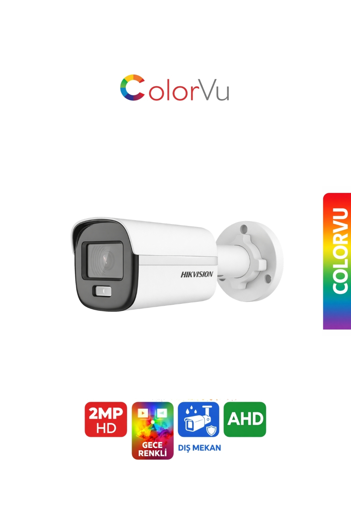 Hikvision Turbo HD ColorVu Kamera DS-2CE10DF0T-PF 3.6mm Bullet - Fiyatı, Yorumları