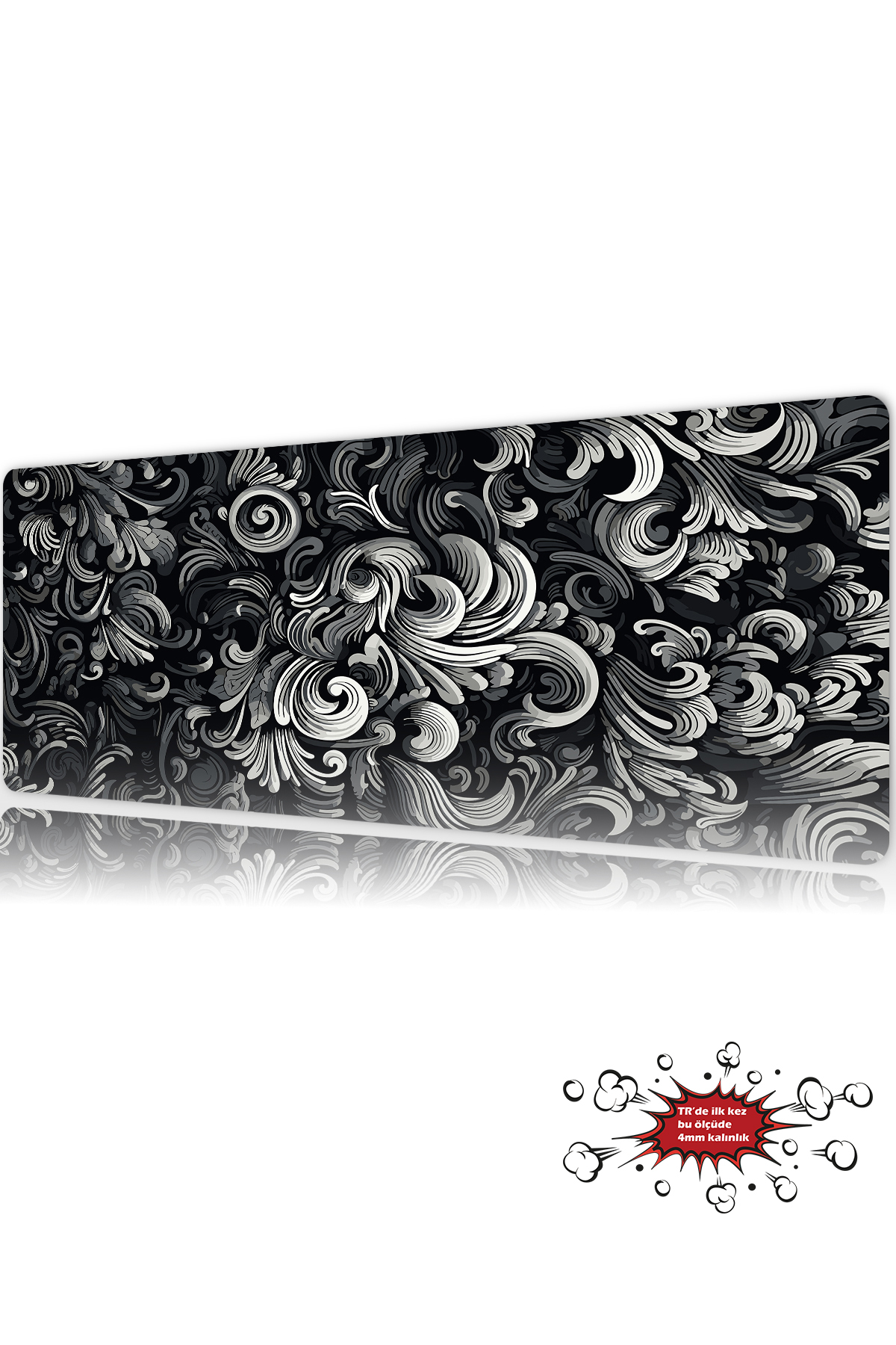 Shadow Bloom Gaming Player XL Mouse Pad Mousepad 90x40 cm 3Mm Stitched Model