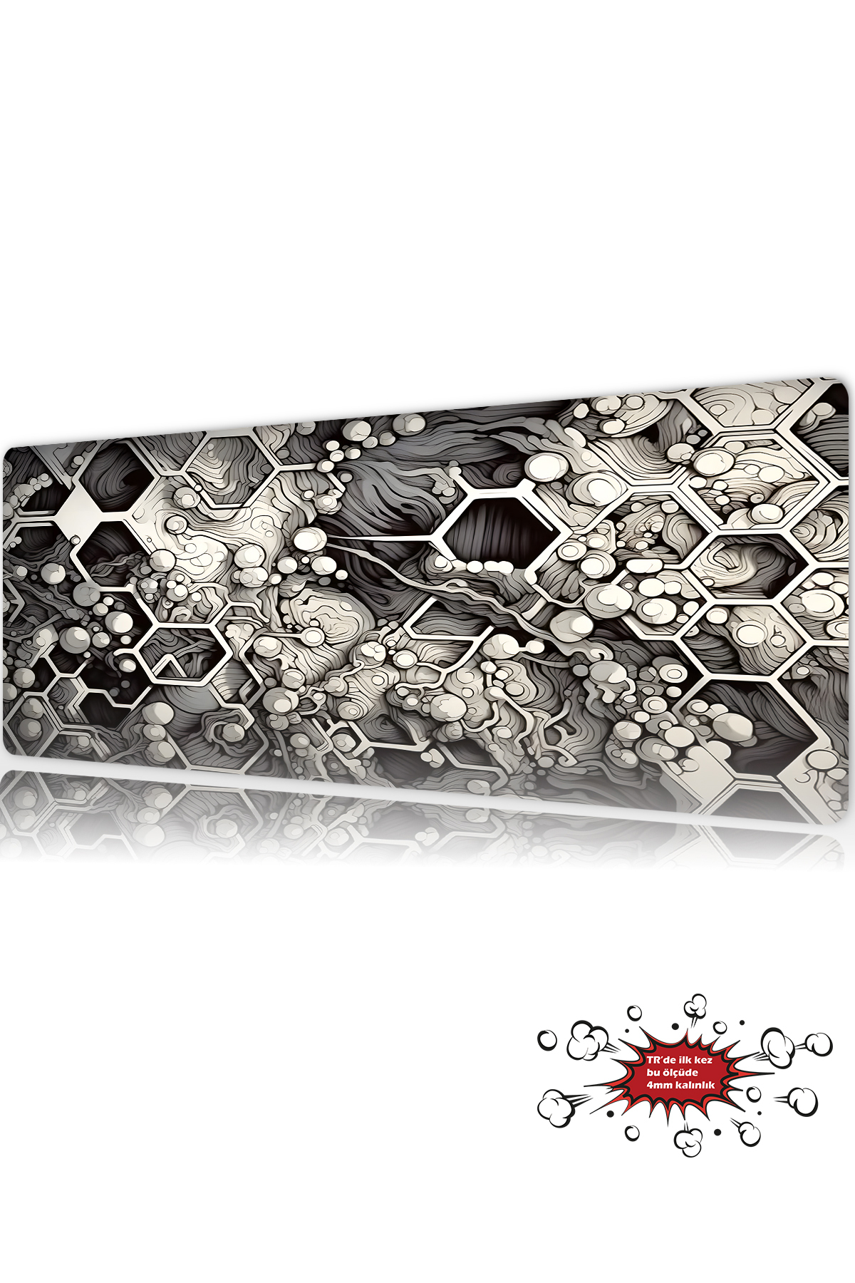 Shadow Bloom Gaming Player XL Mouse Pad Mousepad 90x40 cm 3Mm Stitched Model