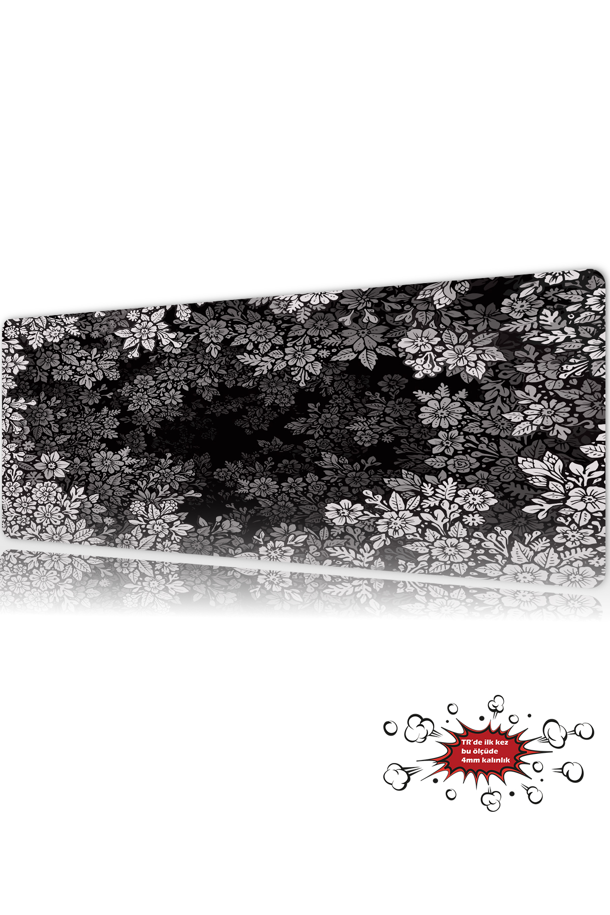 Shadow Bloom Gaming Player XL Mouse Pad Mousepad 90x40 cm 3Mm Stitched Model