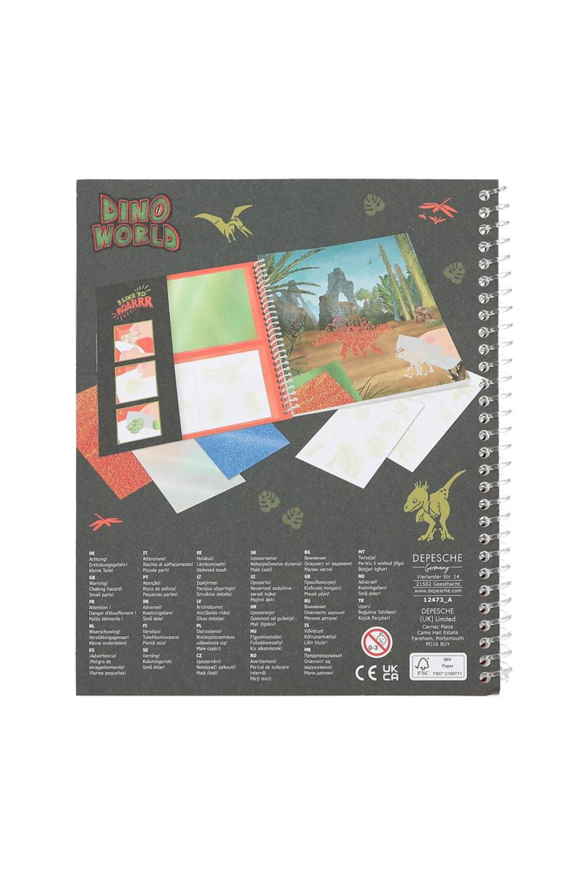 Top Model Dino Boyanabilir Stickli Tasarım Kitabı 12473 fotoğrafı 6 (önizleme)