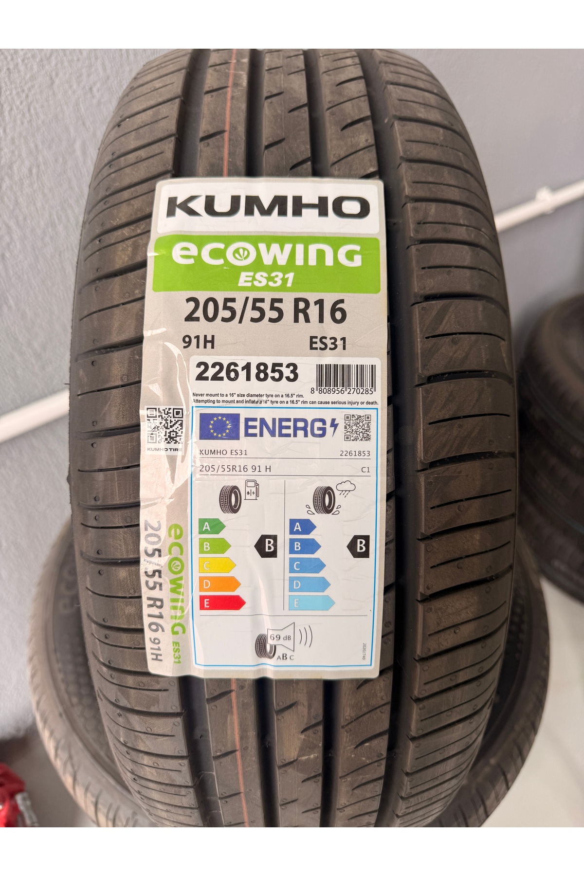 Kumho 205/55 R16 ECOWING ES31 DOT 2025 - Fiyatı, Yorumları