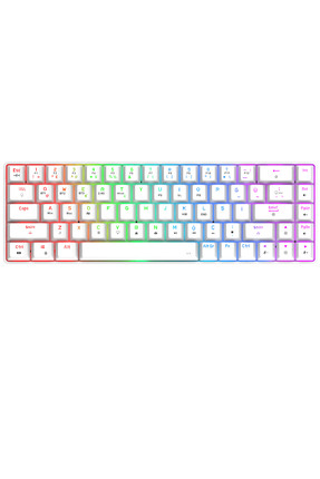 Gravion MK68 Lunor 3 Modlu RGB Mekanik Gaming Oyuncu Klavyesi Bluetooth, 2.4G...