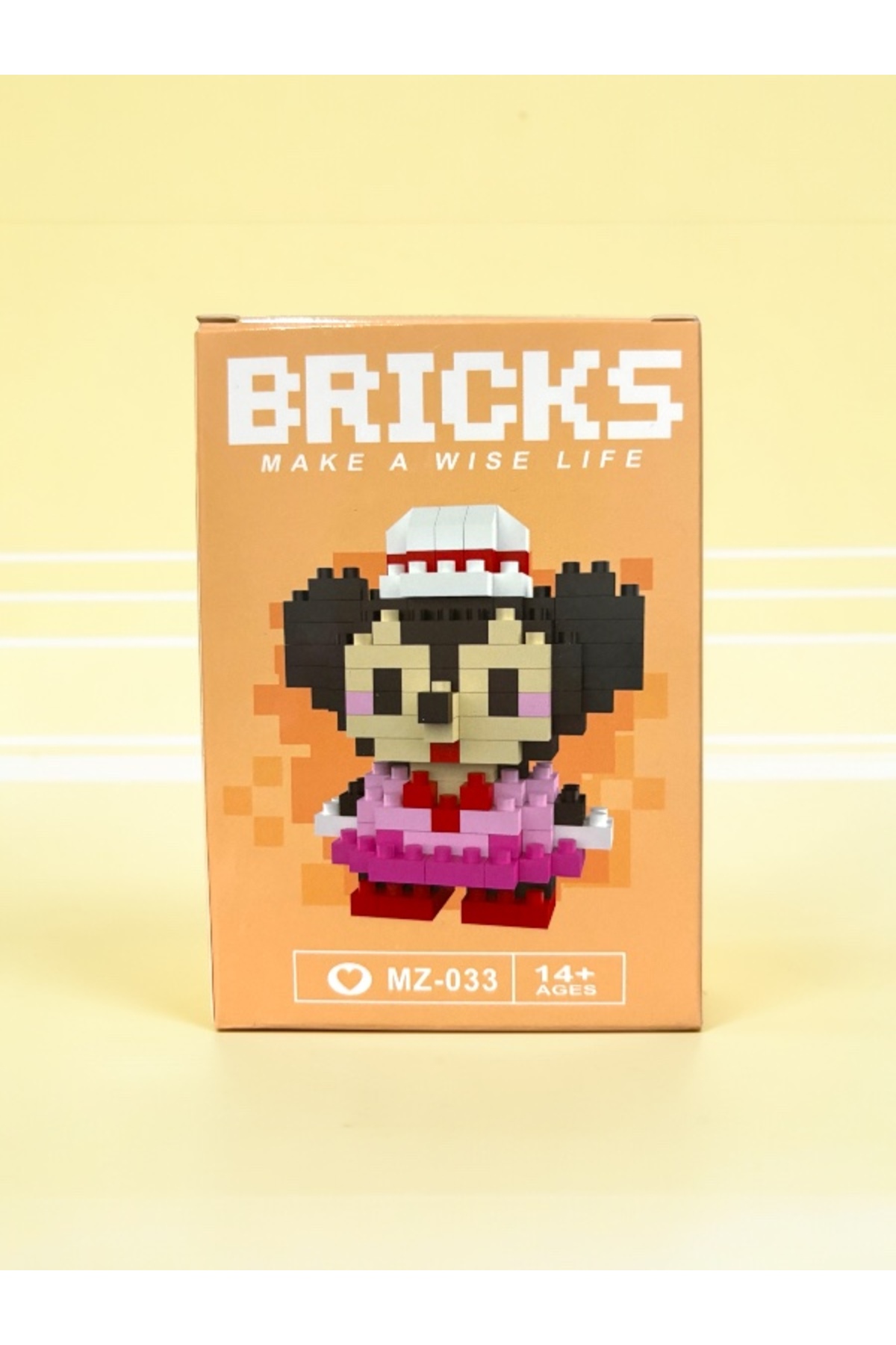 Bricks Mikro Blok Figür Yapım Seti - MZ-033 Karakter Tasarımı