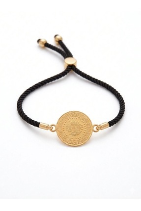 BAKIRCIM STORE İmitasyon Bileklik Ayarlanabilir İpli Gold Kaplama Kadın Bileklik