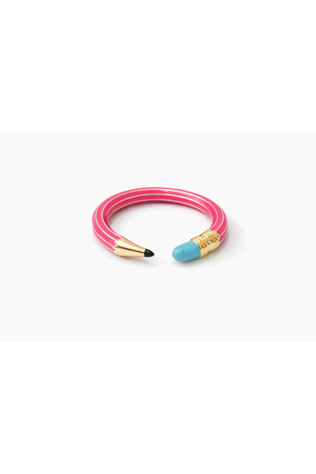 Nesly Pencil Chic Colorful Pencil Form Adjustable Ring